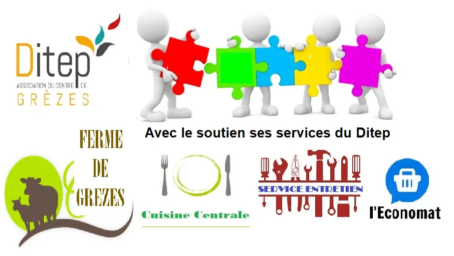 Logo de notre partenaire : Services du Ditep de Grèzes